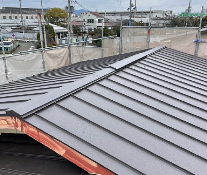 立平への葺き替え工事完了